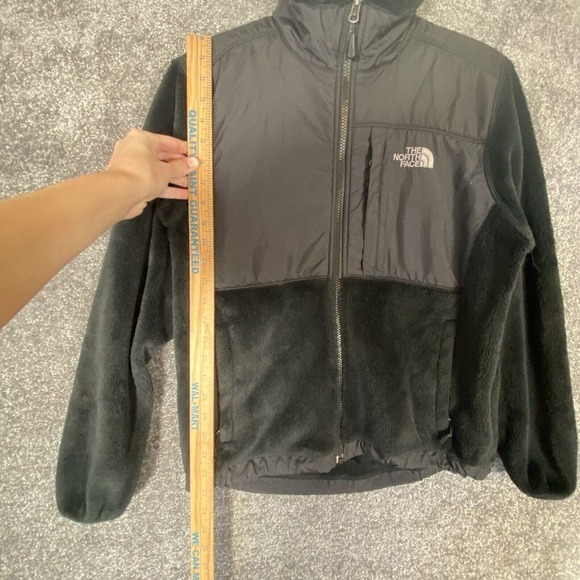 North Face Denali 2 Jacket Womens Small Black Soft Cozy Plush Full Zip Fleece - Picture 12 of 16